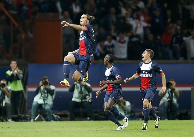 Ibrahimovic gólöröme (Fotó: Reuters)