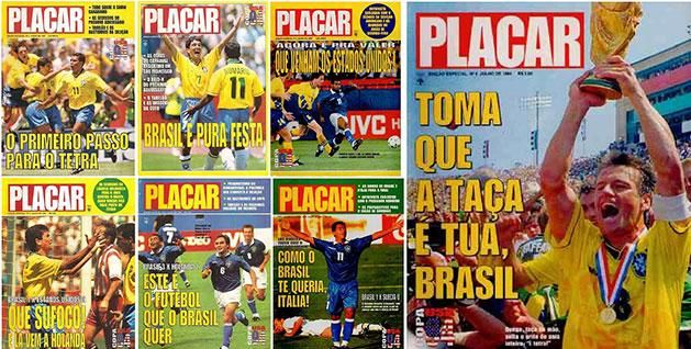 Hét mérkőzés, hét diadalittas Placar-címlap – brazil út a világbajnoki címig