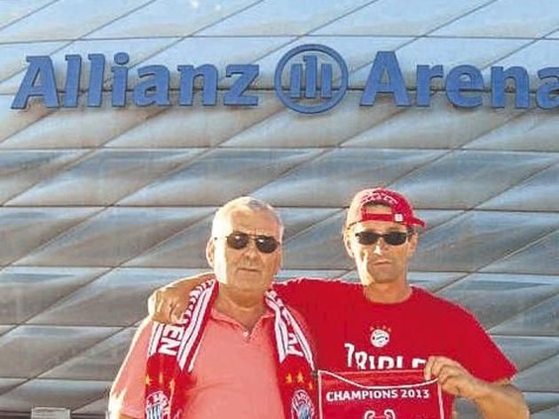 De így is megérkezett az Allianz Arenához... (forrás: bh-index.com)