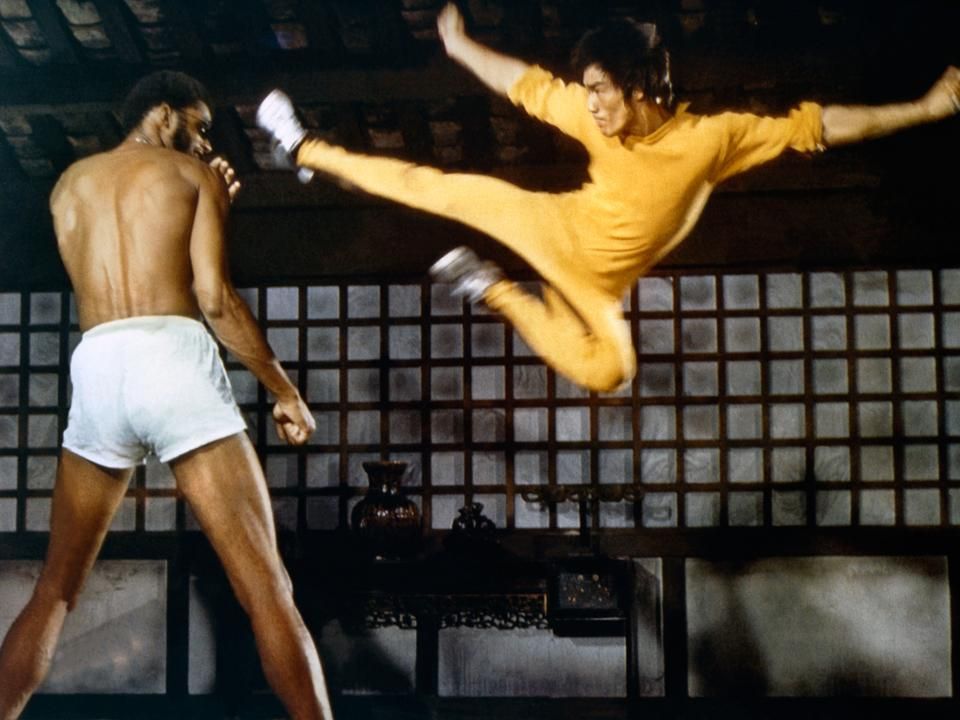 Kareem Abdul-Jabbar és Bruce Lee (Fotó: AFP)