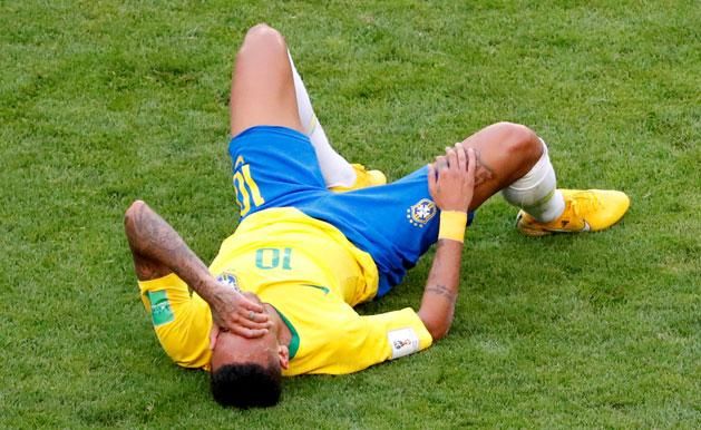 Neymar eddig 14 percet töltött a földön a világbajnokságon