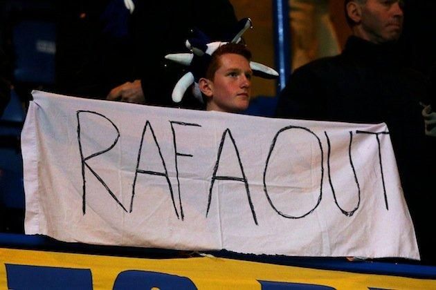 Nem Benítez a legnépszerűbb a Stamford Bridge-en manapság az biztos (Fotó: Dirty Tackle)