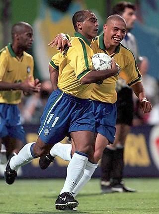 Romário, Ronaldo, 1997 (Fotó: Reuters)