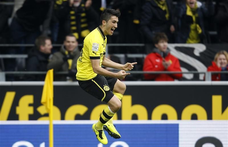 Nuri Sahin a Dortmund egyik legjobbja volt a Freiburg ellen (Fotó: Action Images)
