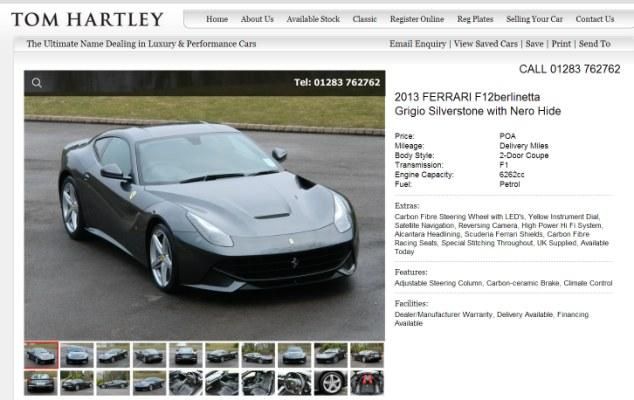 Jé, ilyen Ferrarit én nem is vehetnék, és mégis eladó? (Fotó: Daily Mail)