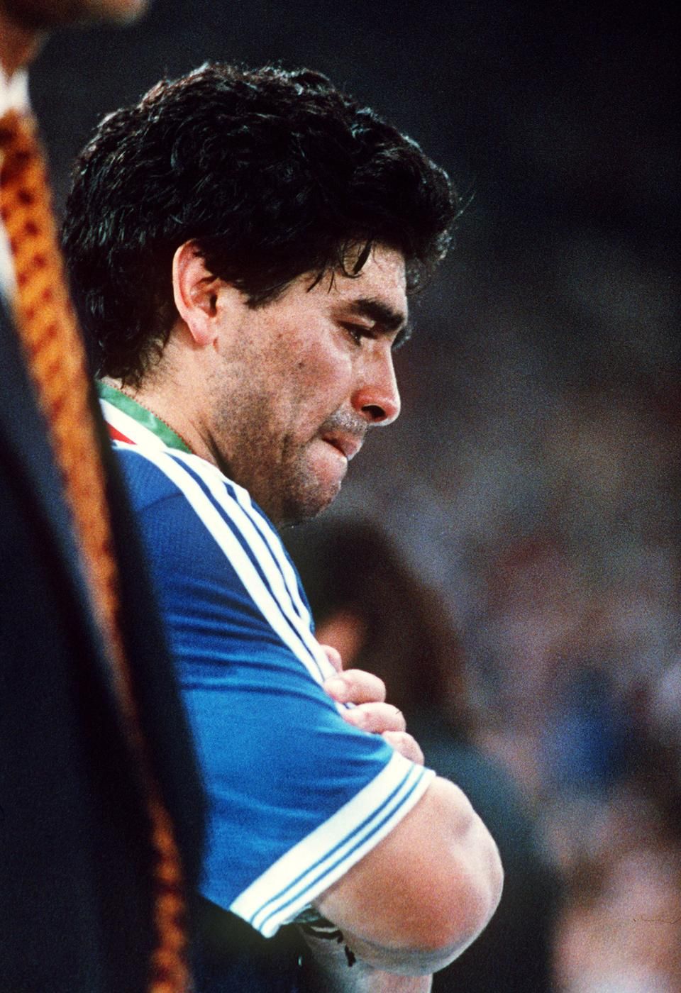 Maradona fokozatosan válik emberi ronccsá a nyomás és a kokain hatására (Fotó: AFP)