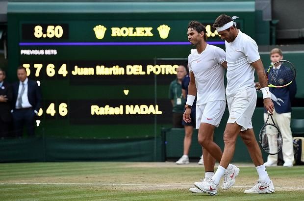 2018: Rafael Nadal sajnálta, hogy legyűrte Wimbledonban(Fotó: AFP)