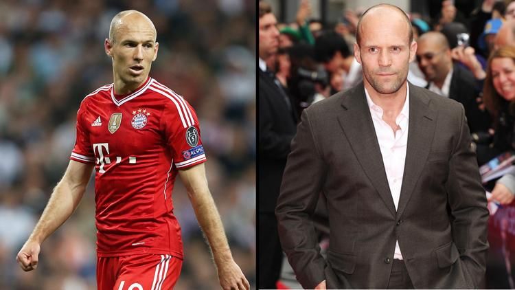 Arjen Robben és Jason Statham (forrás: hollywoodreporter.com)