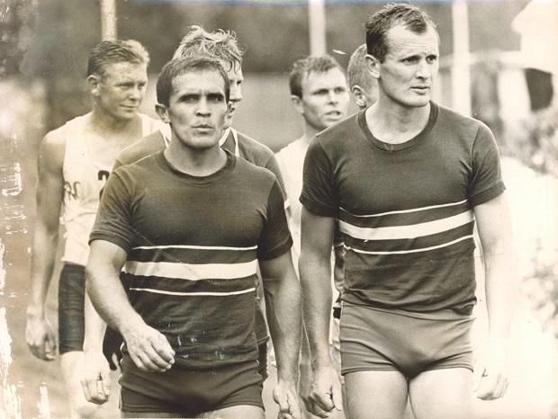 Kemecsey Imre és Fábián László 1967-ben Duisburgban lett Európa-bajnok K–2 10 000 méteren (Fotó: kajakkenusport.hu)