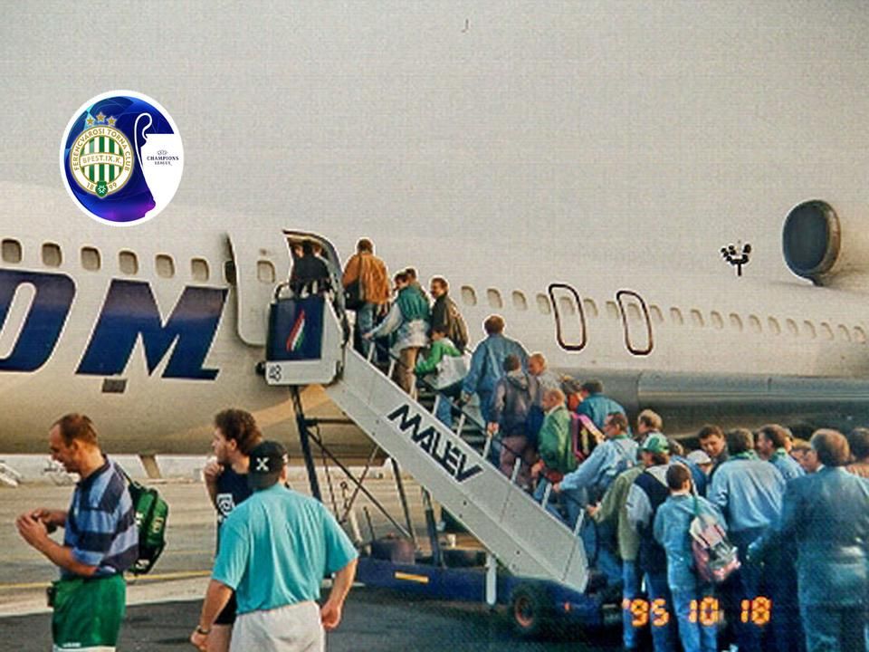 1995 októberében Madridba utaztak a fradisták (Fotó: www.magyarfutball.hu)