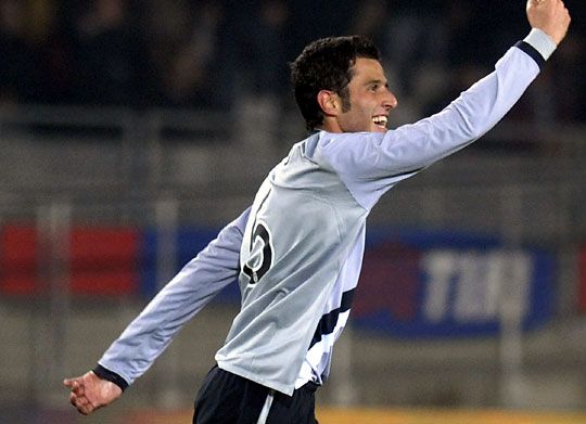 Fabio Grosso a Juve győzelmét jelentő gólját ünnepli (Fotó: Reuters)