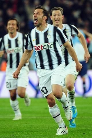 Alessandro Del Piero BL-t is nyert a Juventusszal