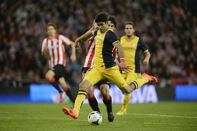 Diego Costa góljával egyenlített az Atlético a Bilbao ellen (Fotó: Reuters)