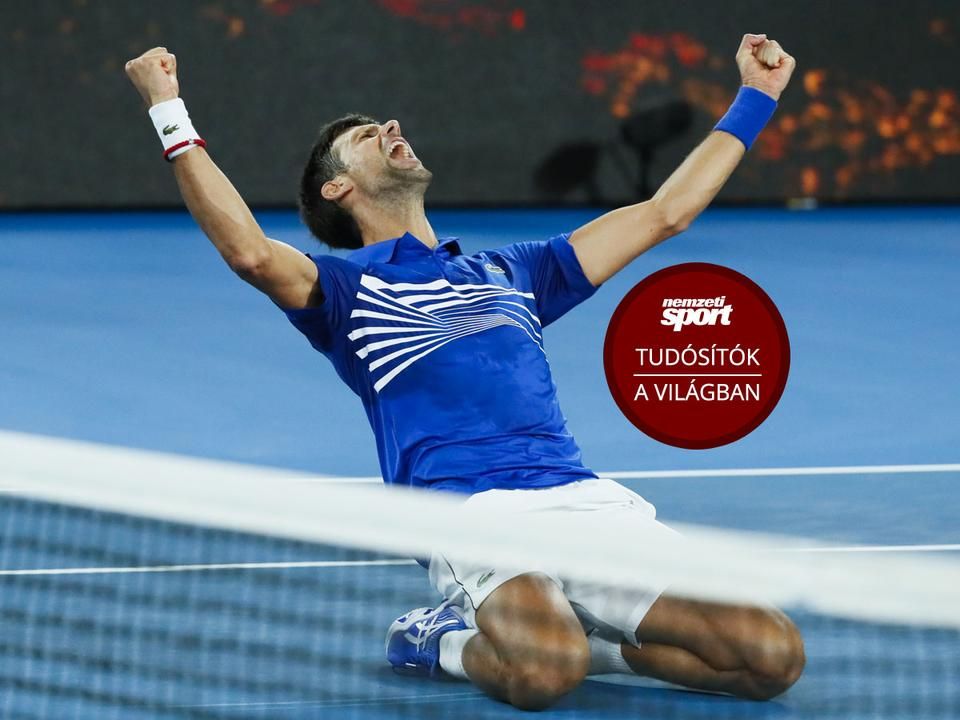 Novak Djokovics álomtenisszel nyerte meg pályafutása 7. Australian Open-serlegét (Fotó: AFP)