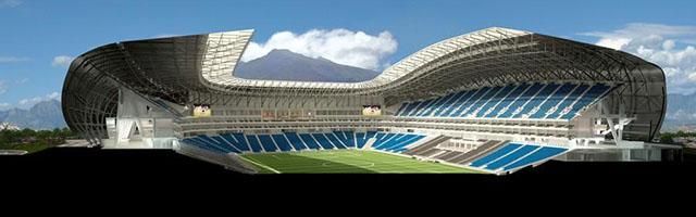 4. Estadio de Fútbol Monterrey, Guadalupe (Fotó: stadiumguide.com)