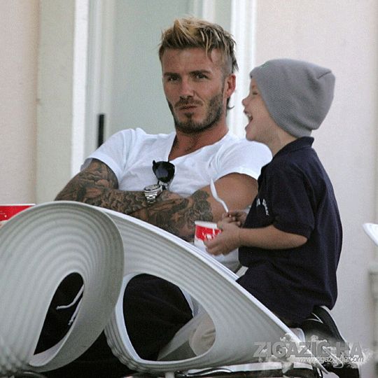 Hiába ordítasz, akkor sem kapsz több fagyit! (Fotó: Davidbeckham.fans-online.com)