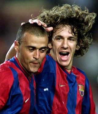 Luis Enrique (balra) és Carles Puyol ismét közösen dolgozhat
a Barcelona sikerességéért, ha... (Fotó: Action Images)