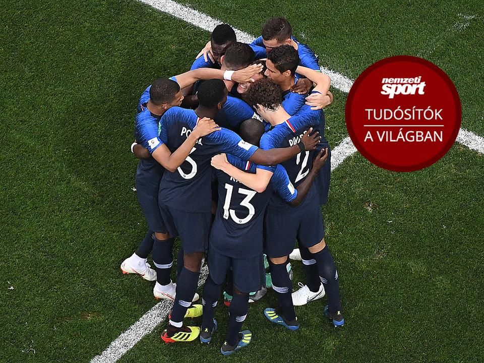 A francia válogatott négy gólt szerezve megérdemelten nyerte meg második világbajnoki címét (Fotó: AFP)