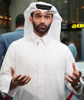 Hasszan al-Tavadi biztos benne, hogy Katar sokáig 
emlékezetes világbajnokságot rendez 2022-ben (Fotó: AFP)