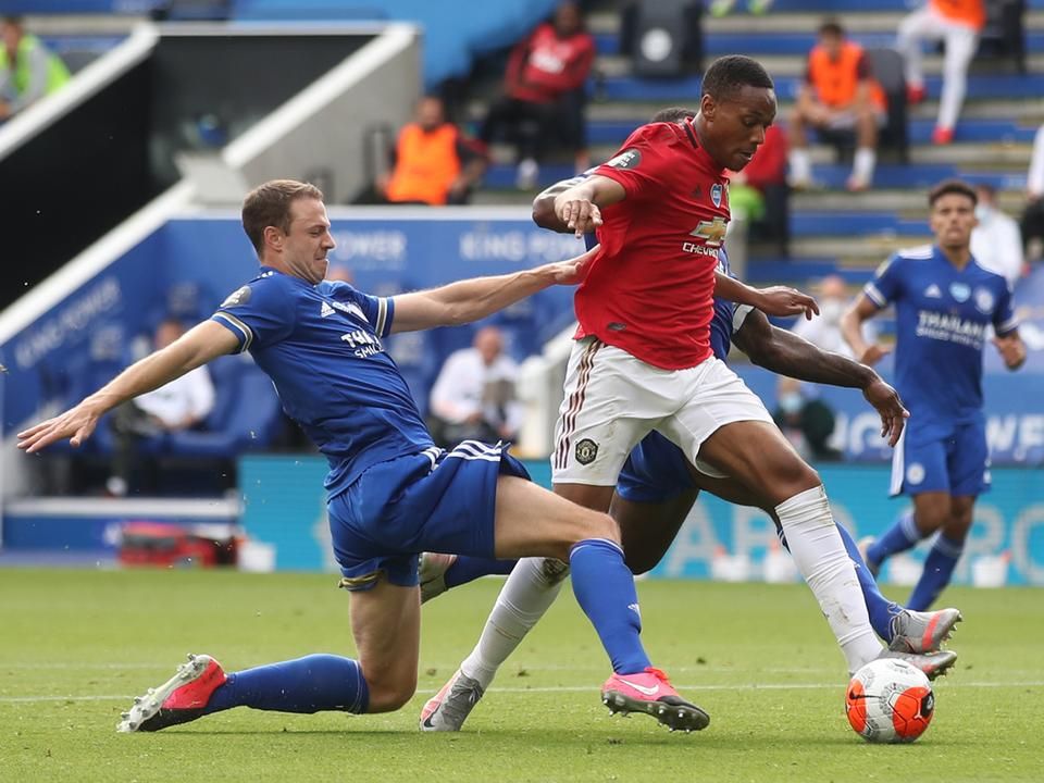 Júliusban a Manchester United 2–0-s győzelmet aratott Leicesterben (Fotó: AFP)