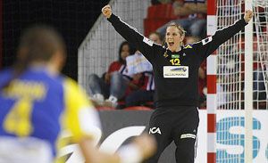 Hatalmas a svédek öröme: legyőzték Norvégiát 
(Fotó: ehf-euro.com)