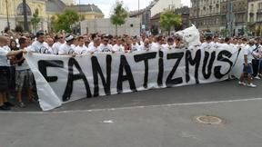 A ferencvárosi drukkerek már többször 
demonstráltak a fanatizmus mellett
