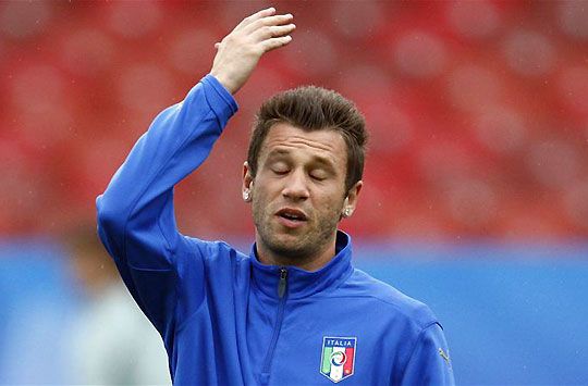Lehet, hogy vége Antonio Cassano háborgásának: két év után ismét meghívót kaphat 
az olasz nemzeti tizenegybe (fotó: Action Images – archív)