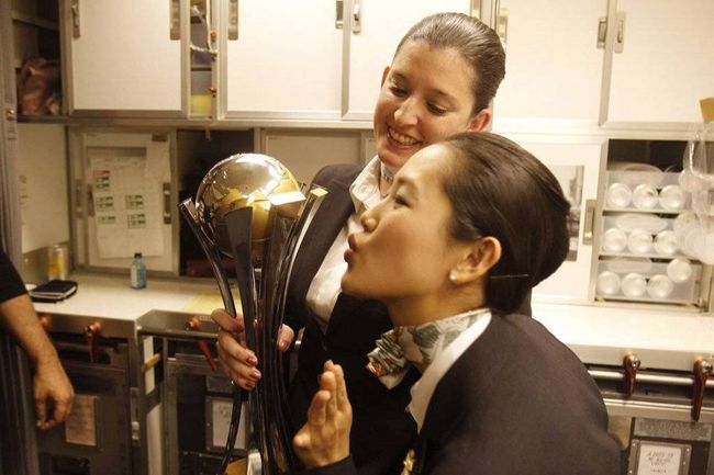 A légikisasszonyok körében is nagy népszerűségnek örvendett a kupa.