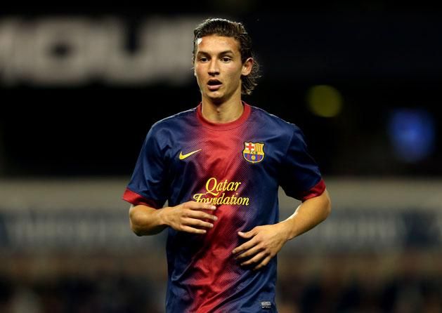 David Babunszki 2012-ben, még az FC Barcelona U19-es csapatának játékosaként (Fotó: Getty Images, archív)