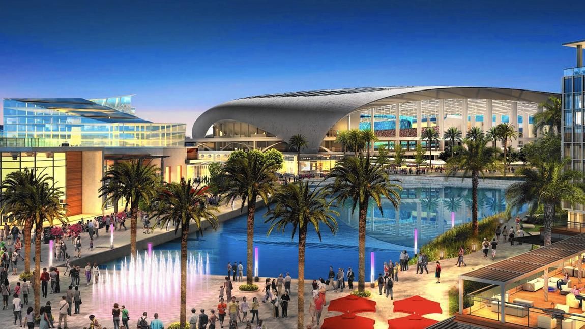 A Los Angeles-i stadion tervei (Fotó: latimes.com)