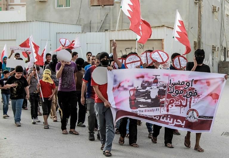 A héten is volt tüntetés az F1 ellen Bahreinben