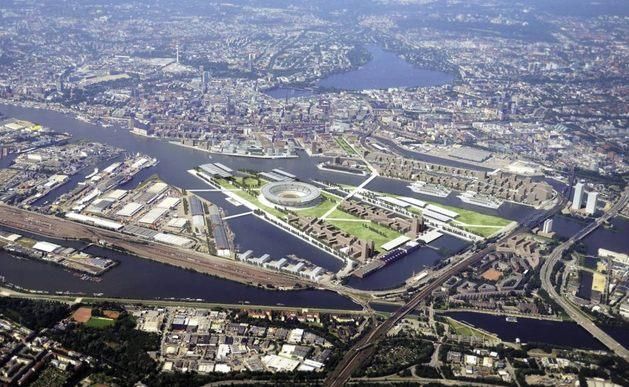 Részben a víz köré szerveznék az olimpiát Hamburgban (Fotó: dpa)
