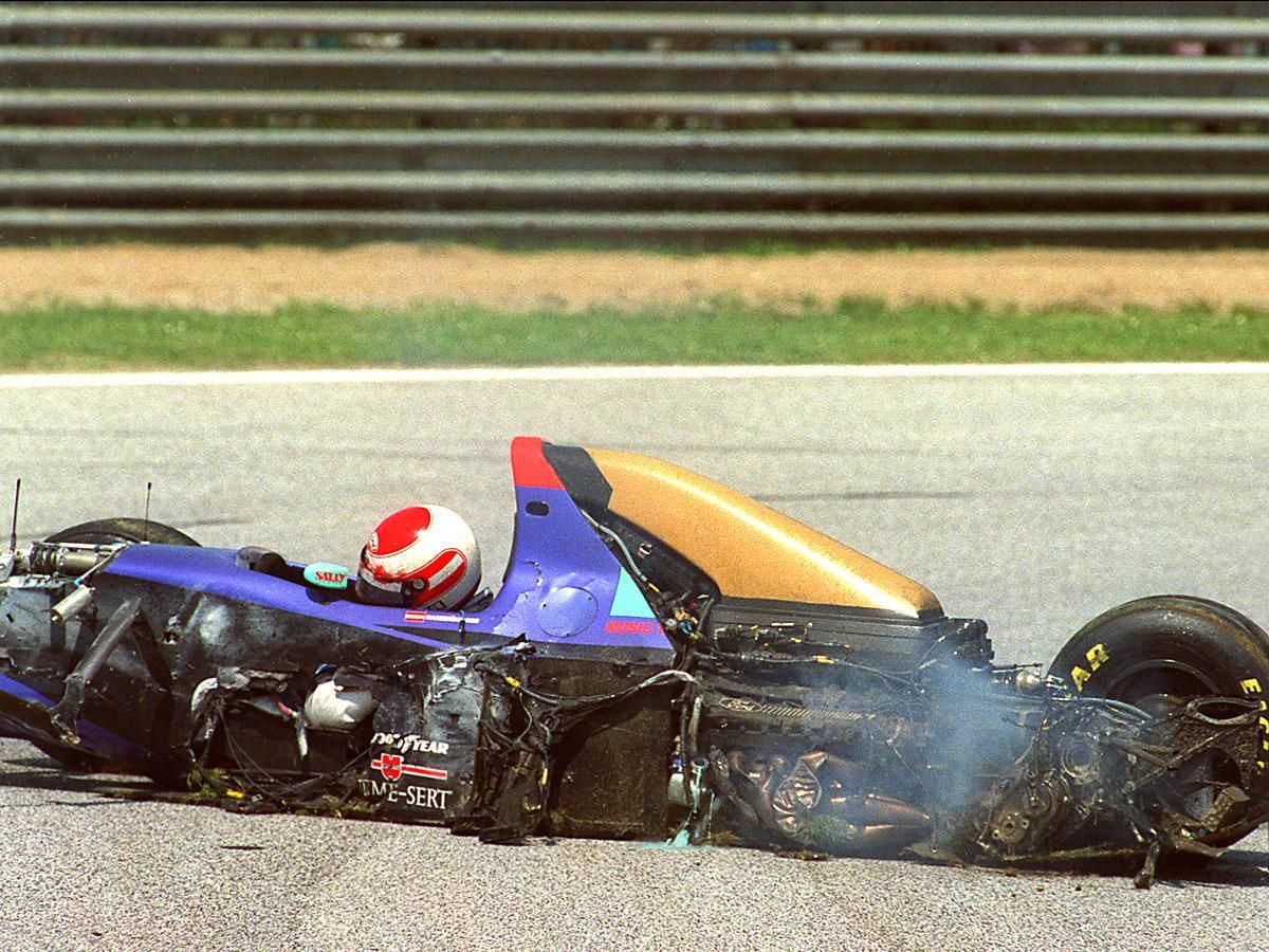 Roland Ratzenberger az F1 első áldozata 12 év után (Fotó: AFP)