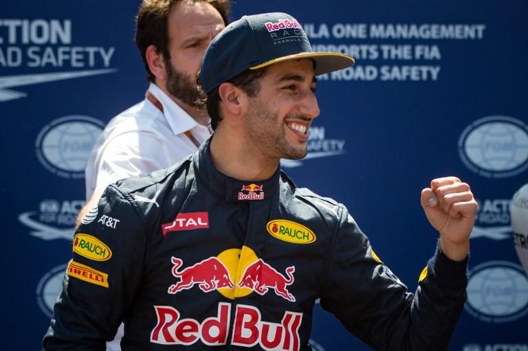 Na, ez már az igazi Ricciardo-mosoly!