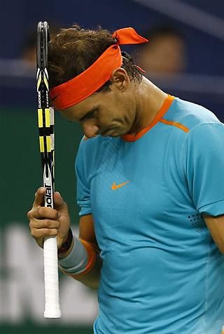Rafael Nadal kínok közepette