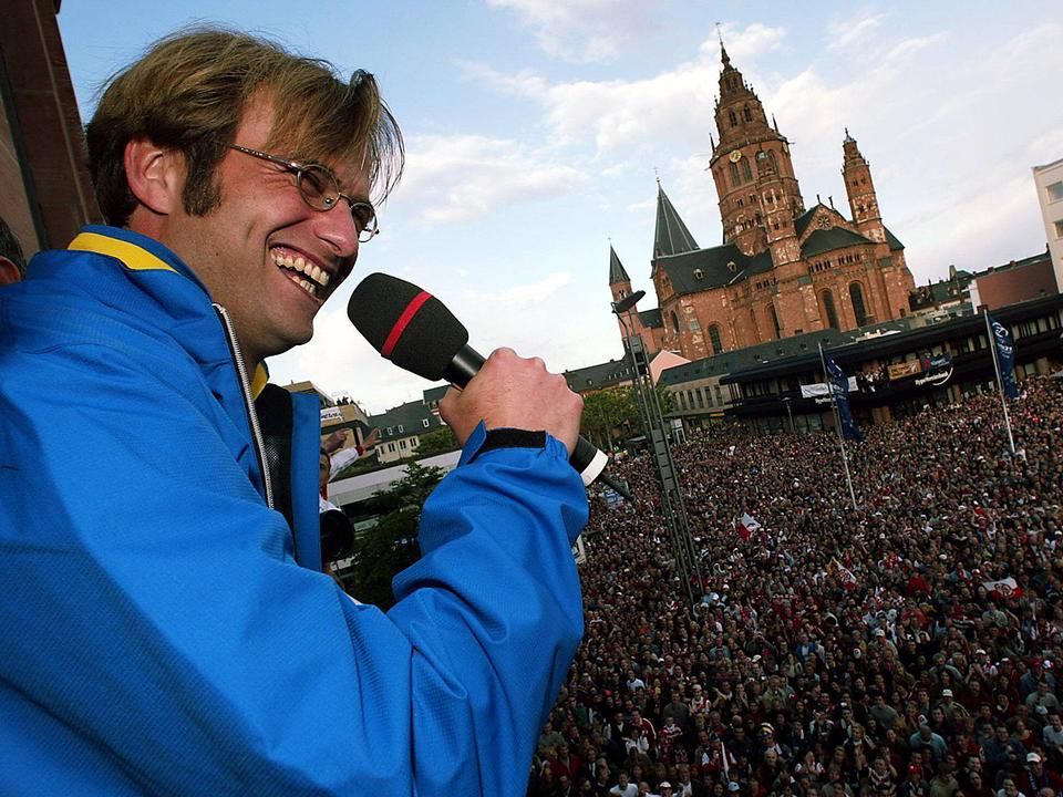 Jürgen Kloppék 2008 tavaszán óriásit buliztak Mainzban (Fotó: AFP)