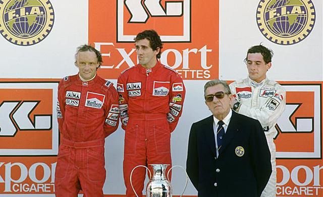 Niki Lauda türelmes versenyzéssel tartott meg fél pontot az előnyéből Alain Prosttal szemben