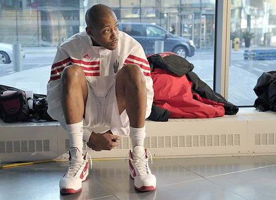 Jamaal Magloire a torontói bemutatását várja (Fotó: Reuters)