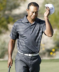 Tiger Woods kiesett (Fotó: Reuters)