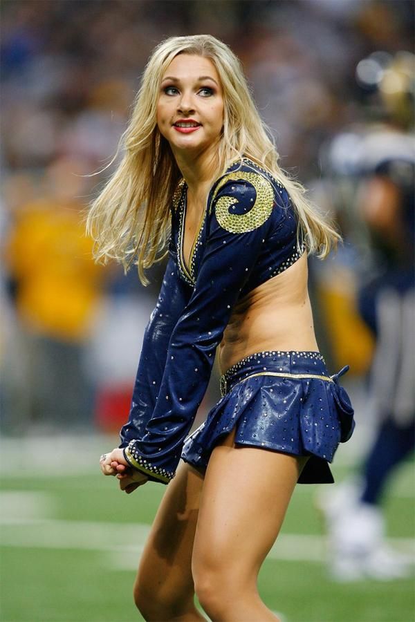 A St. Louis Rams lányai (Forrás: stlouisrams.com/cheerleaders/index.html)