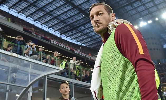 Francesco Totti – nem meccsfelszerelésben (Fotó: AFP)