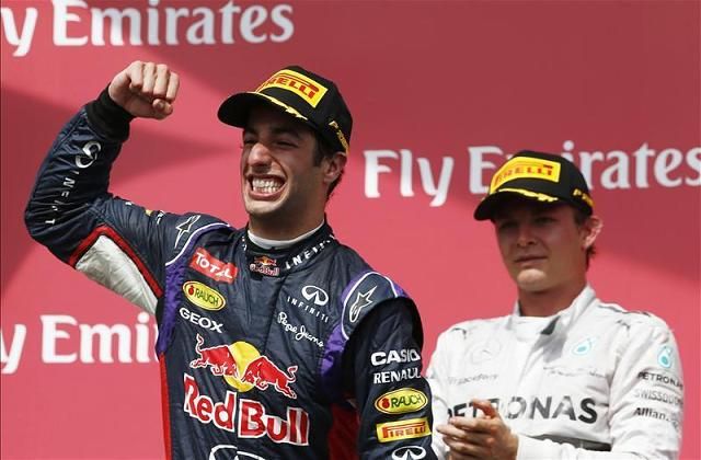 Daniel Ricciardo a negyedik ausztrál futamgyőztes Jack Brabham, Alan Jones és Mark Webber után