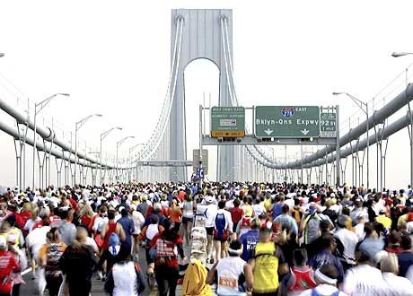 Harminchétezren indultak a New York-i maratonin ? a férfiak közül Marilson dos Santos ünnepelhetett a végén