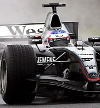 Kimi Räikkönen McLaren-Mercedese erősnek tűnt