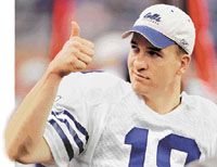 Peyton Manning maga az elégedettség: az Indianapolis játékosa ismét megdöntött egy NFL-rekordot