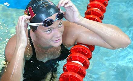 Kovács Ágnes a legutóbbi, barcelonai vb-n hatodik lett 200 vegyesen. Sorozatban a negyedik világbajnoksága lett volna, ki tudja, lesz-e rá még esélye 2007-ben Melbourne-ben (fotó: Szabó Miklós)
