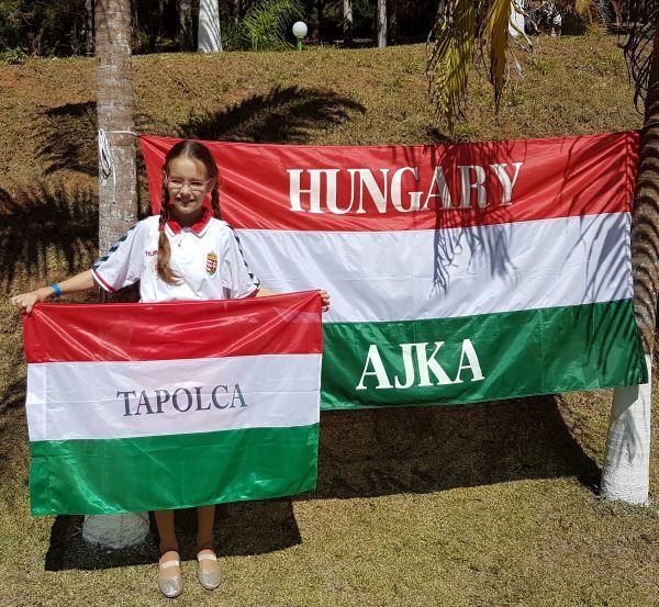 Magyar zászlók a brazíliai Pocos de Caldasban Fotók: Gaál Sándor