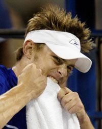 Andy Roddicknak (képünkön) nincs min rágódnia: mákszemnyi esélye sem volt a négyszeres US Open-bajnok Pete Sampras ellen