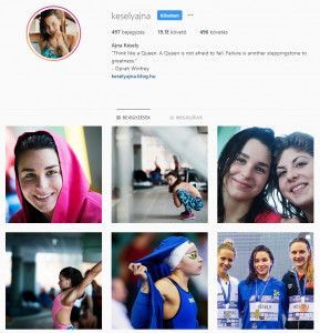 Mozaikok egy sportoló életéből: Késely Ajna nagy gondot fordít Instagramjára FORRÁS: INSTAGRAM.COM/KESELYAJNA