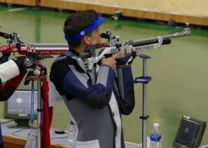 Pekler Zalán az egyetlen magyar sportlövő a Buenos Aires-i ifjúsági olimpián Forrás: MSSZ